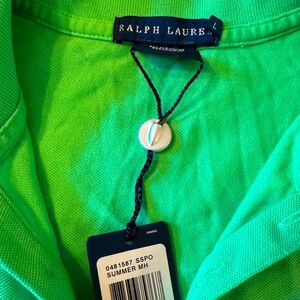 Ralph Lauren button down size large polo shirt